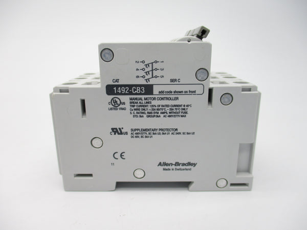 ALLEN BRADLEY 1492-CB3G500 SER. C 277VAC 50A NSMP