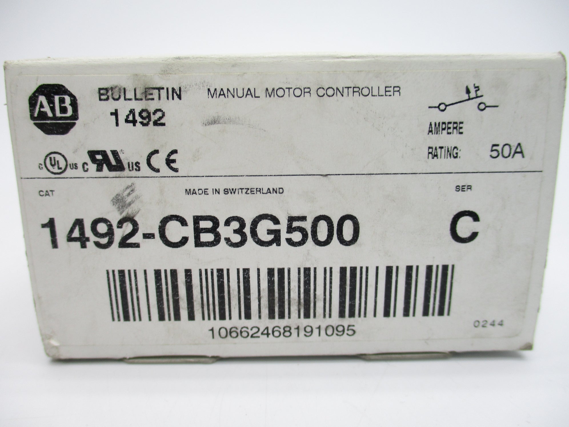 ALLEN BRADLEY 1492-CB3G500 SER. C 277VAC 50A NSMP