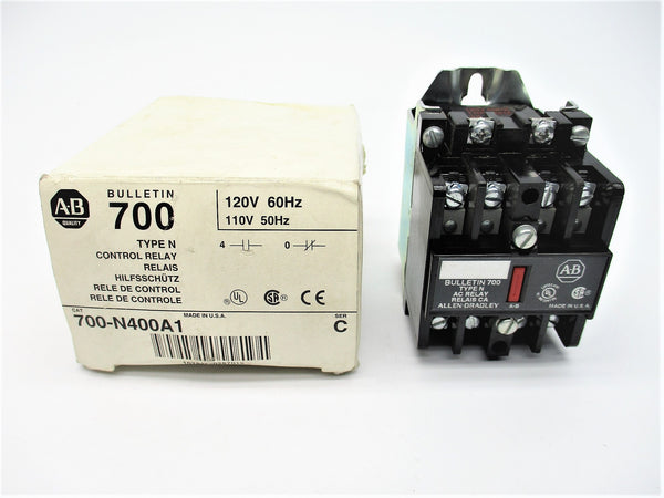 ALLEN BRADLEY 700-N400A1 SER. C 110/120V 60A (WH) NSMP