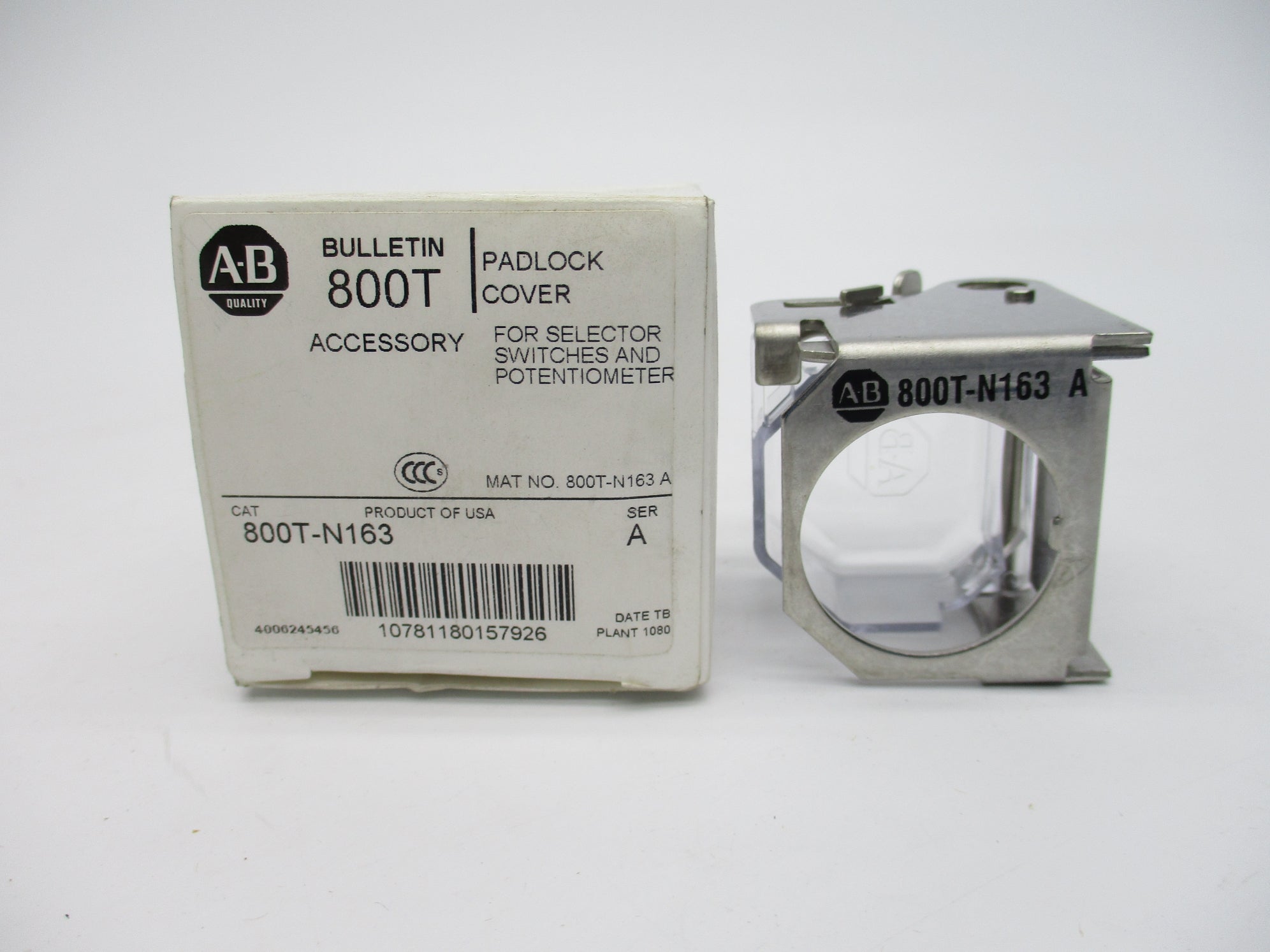 ALLEN BRADLEY 800T-N163 SER. A (WH) NSMP
