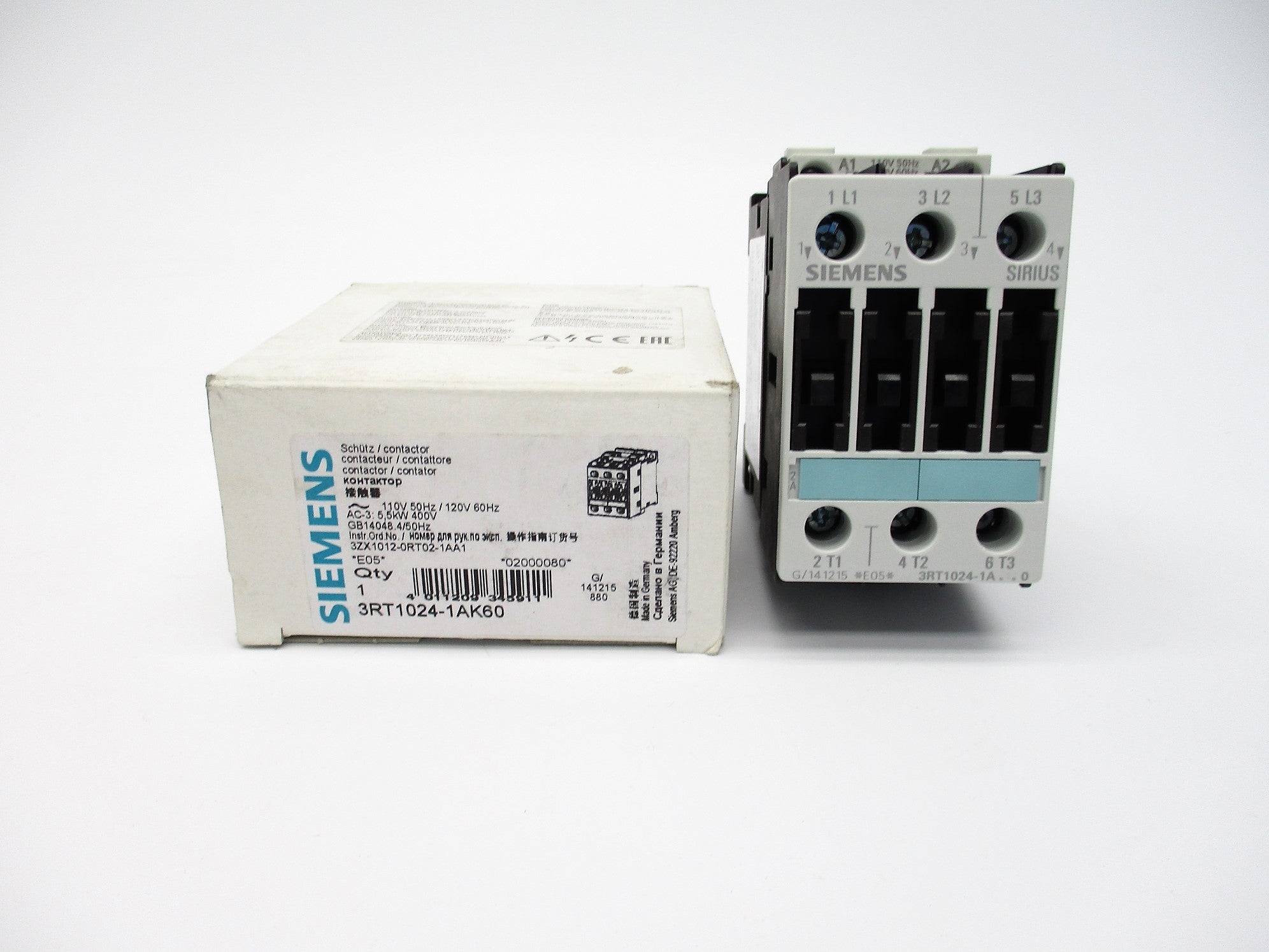 SIEMENS 3RT1024-1AK60 110/120V NSMP