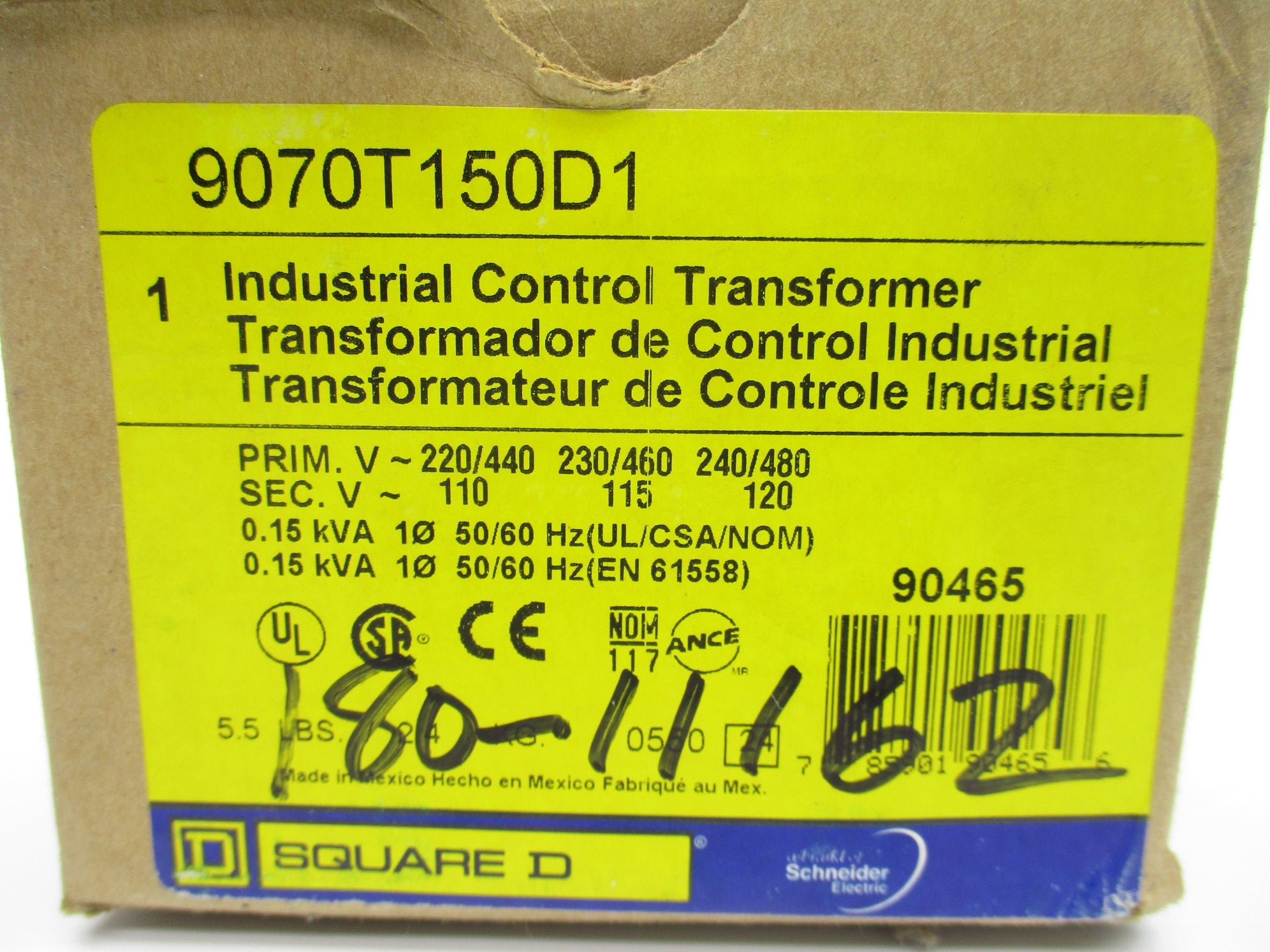 SQUARE D 9070T150D1 240/480V NSMP