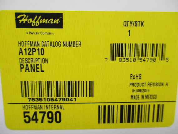 HOFFMAN A12P10 NSNP