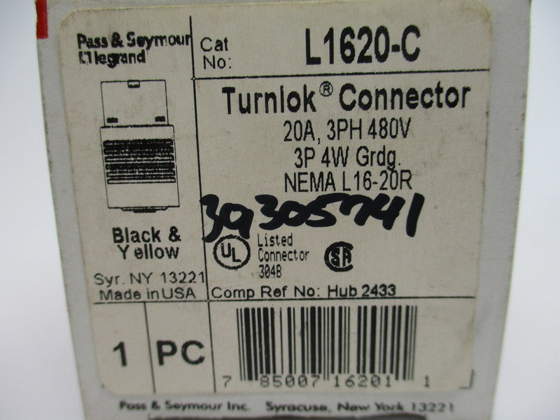 PASS & SEYMOUR L1620-C (AS PICTURED) NSMP