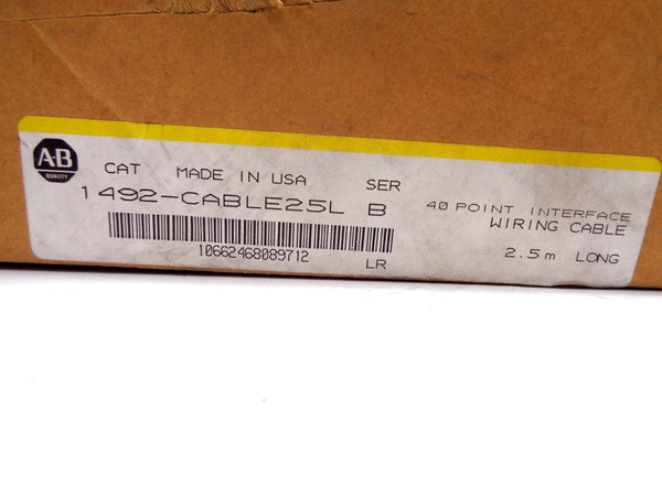 ALLEN BRADLEY 1492-CABLE25L SER. B (BR/YL) NSMP