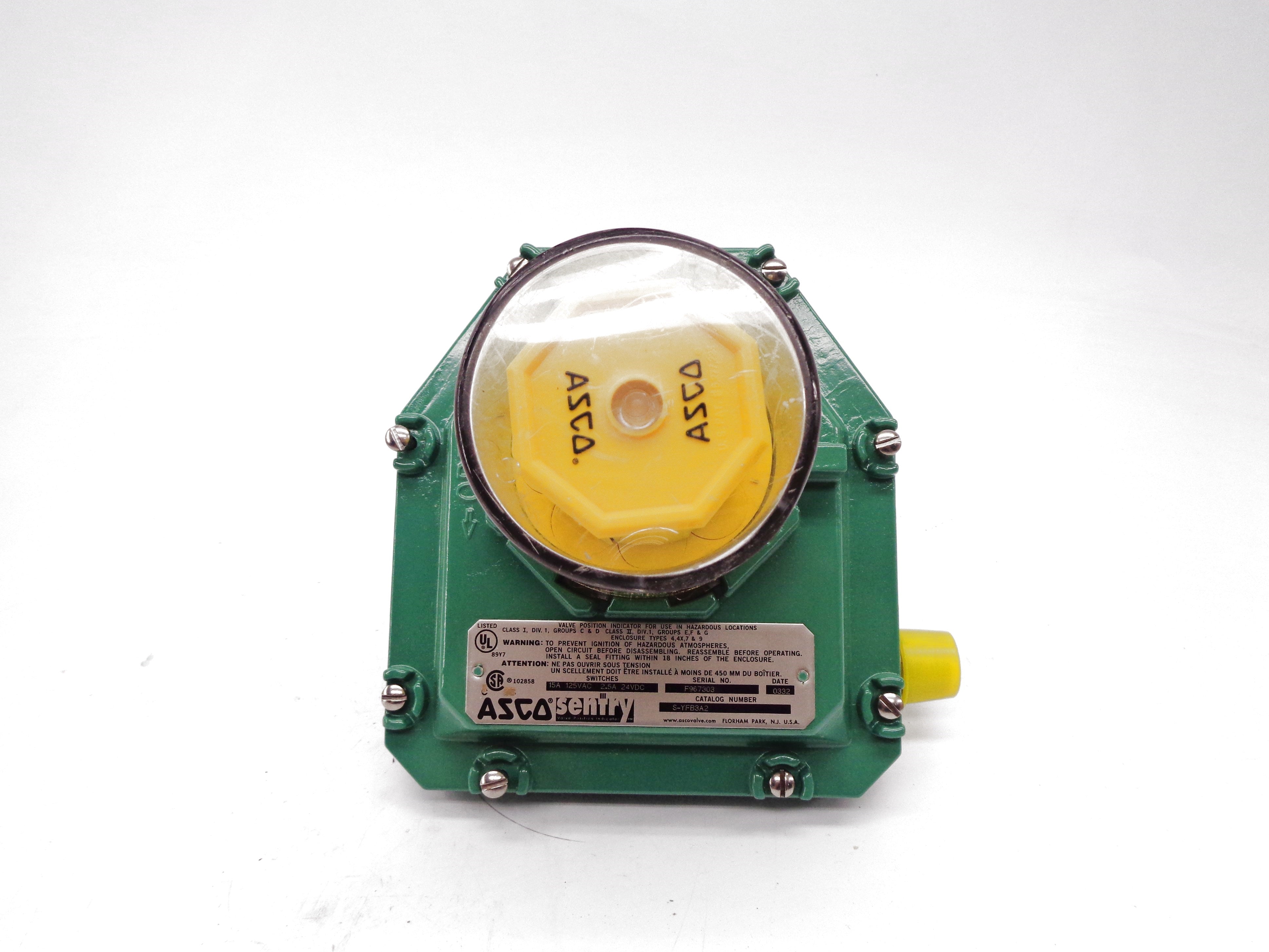 ASCO S-YFB3A2 125V NSMP