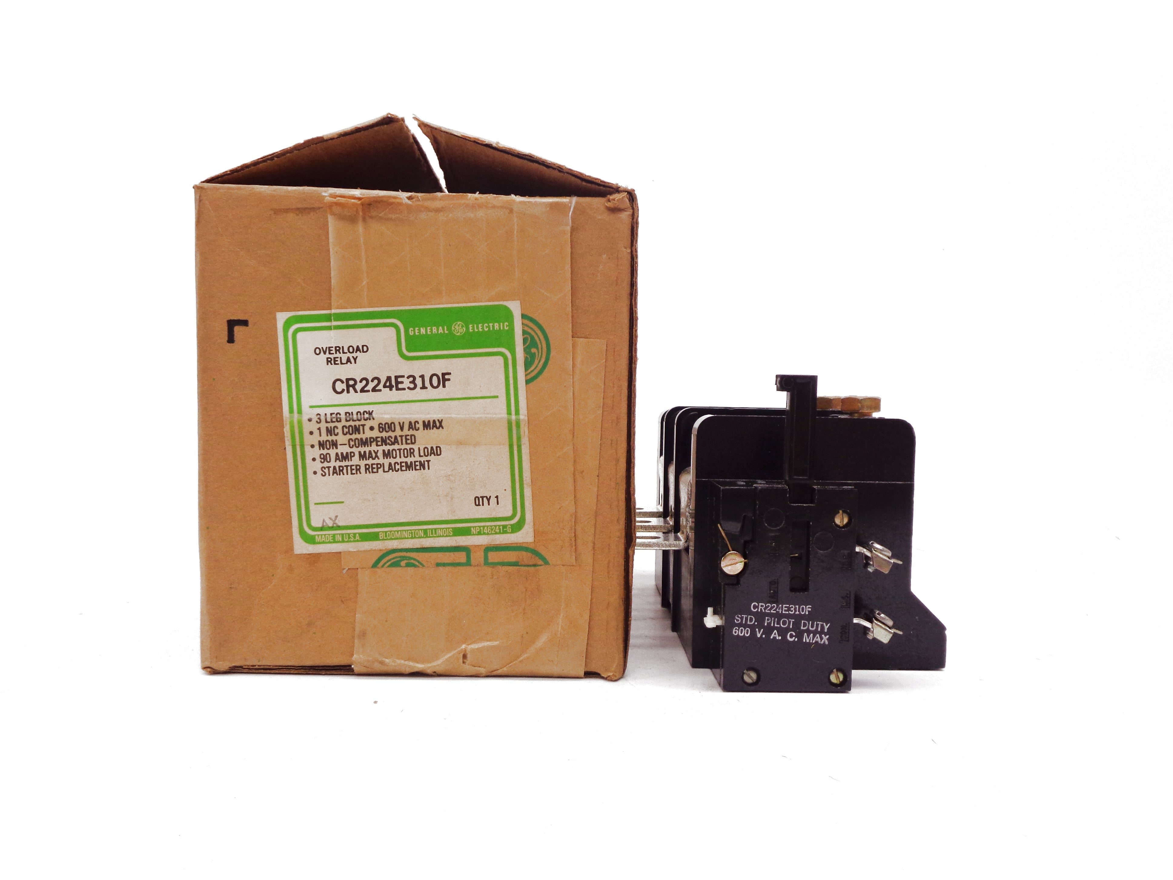 GENERAL ELECTRIC CR224E310F 90A 600V NSMP