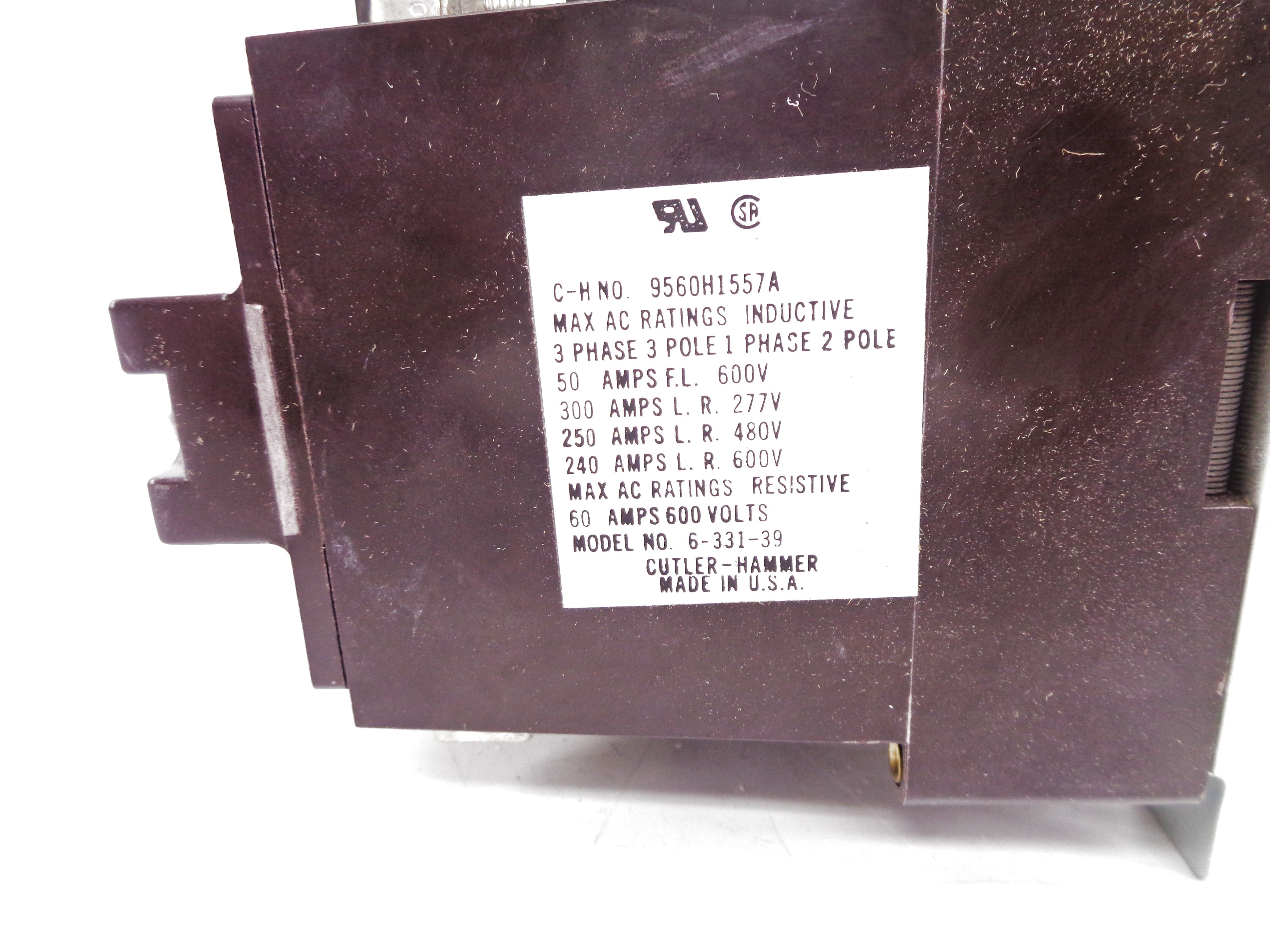 CUTLER HAMMER 9560H1557A 120V NSNP