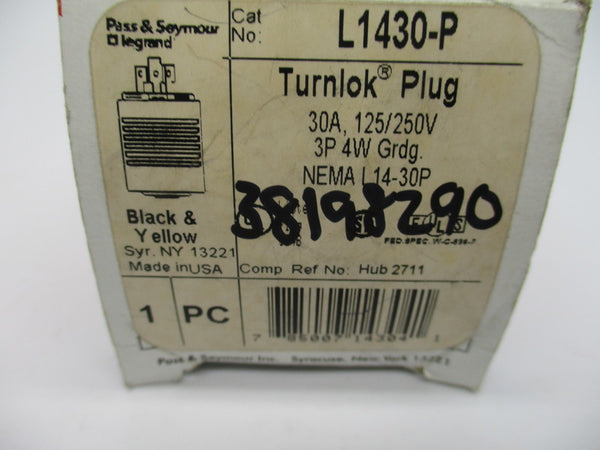 PASS & SEYMOUR L1430-P 125/250V 30A NSMP