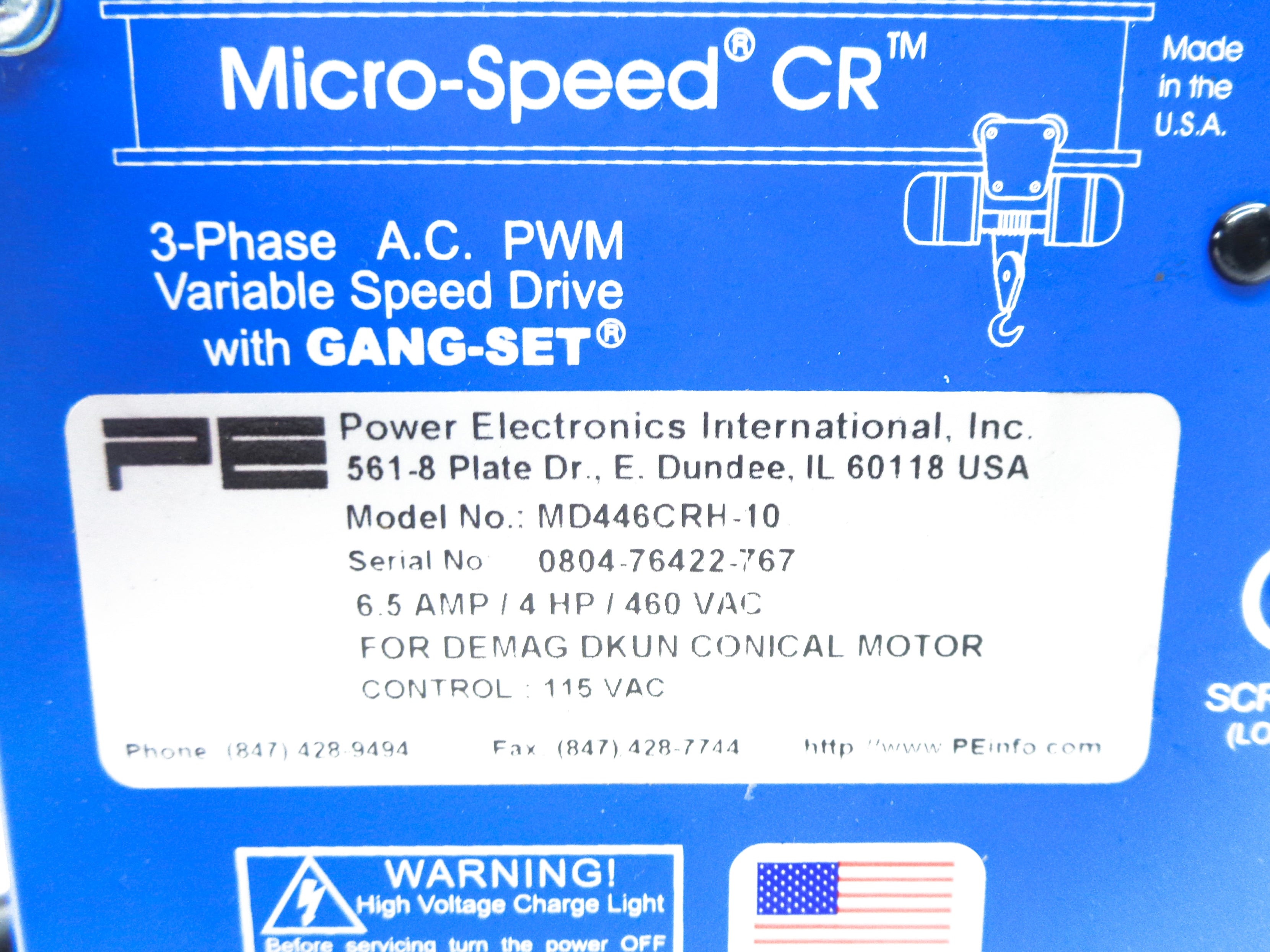 POWER ELECTRONICS MD446CRH-10 NSNP