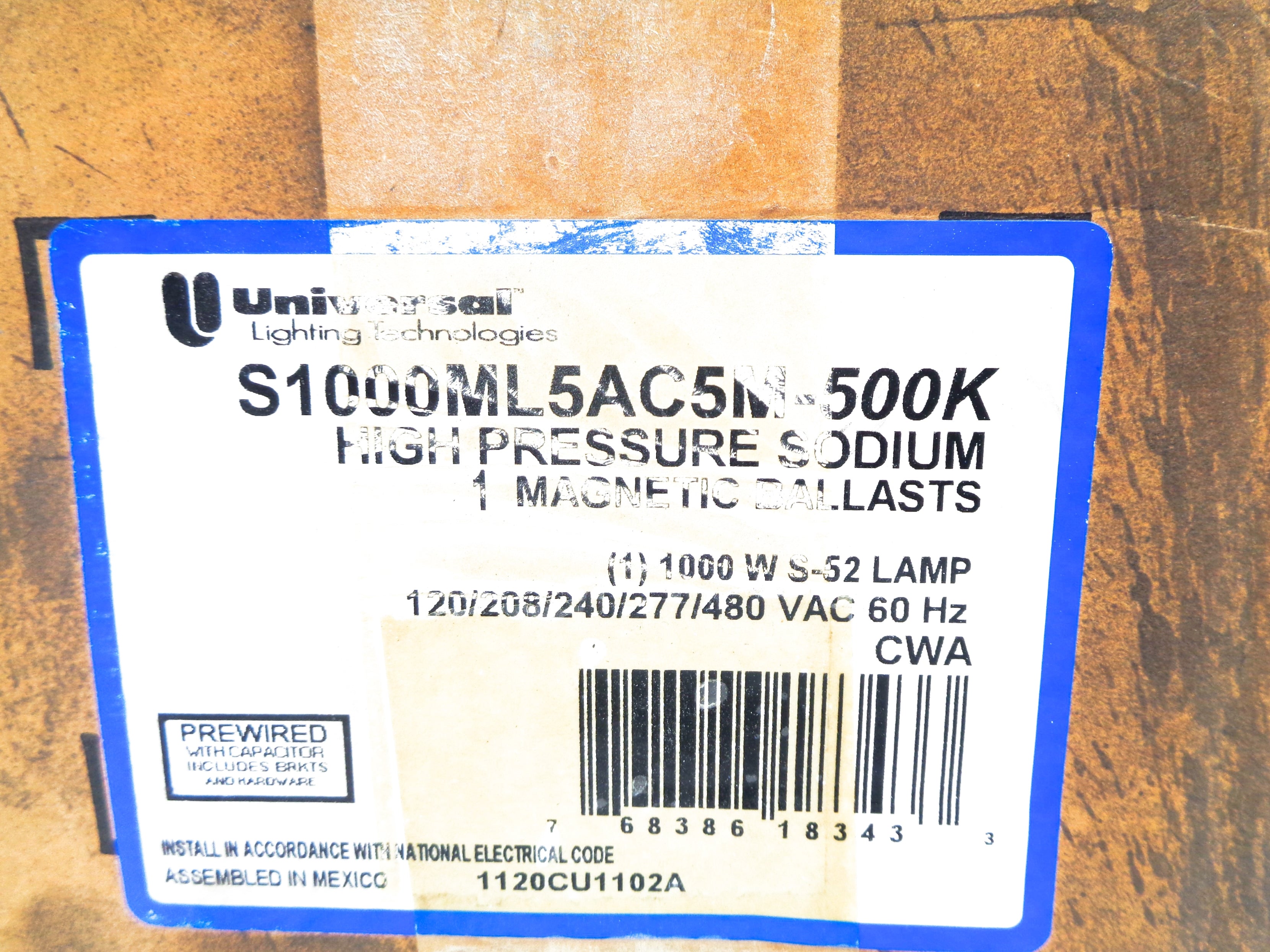 UNIVERSAL S1000ML5AC5M-500K 480VAC 9.45A NSMP