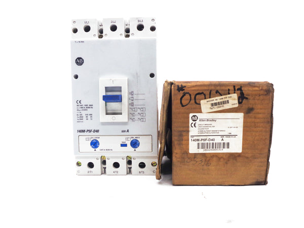 ALLEN BRADLEY 140M-P5F-D40 SER. A 400A NSMP