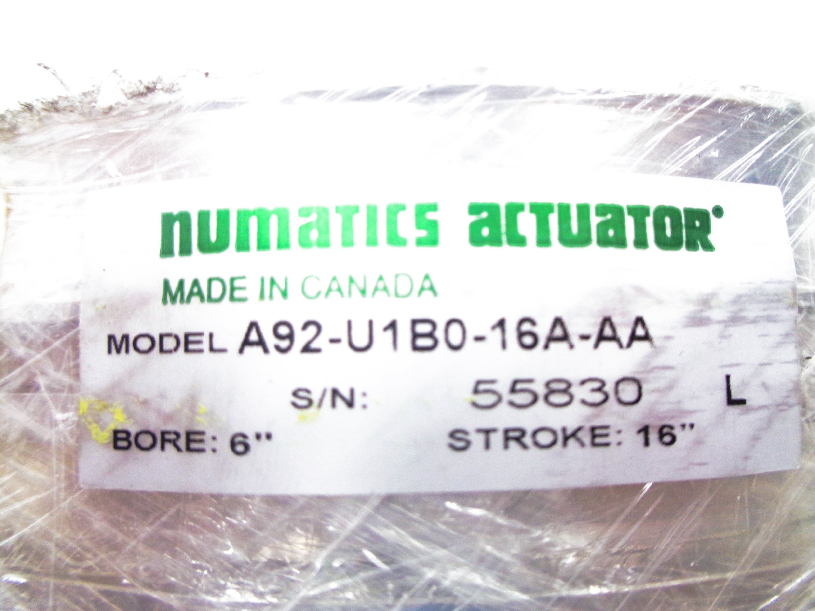 NUMATICS A92-U1B0-16A-AA NSNP