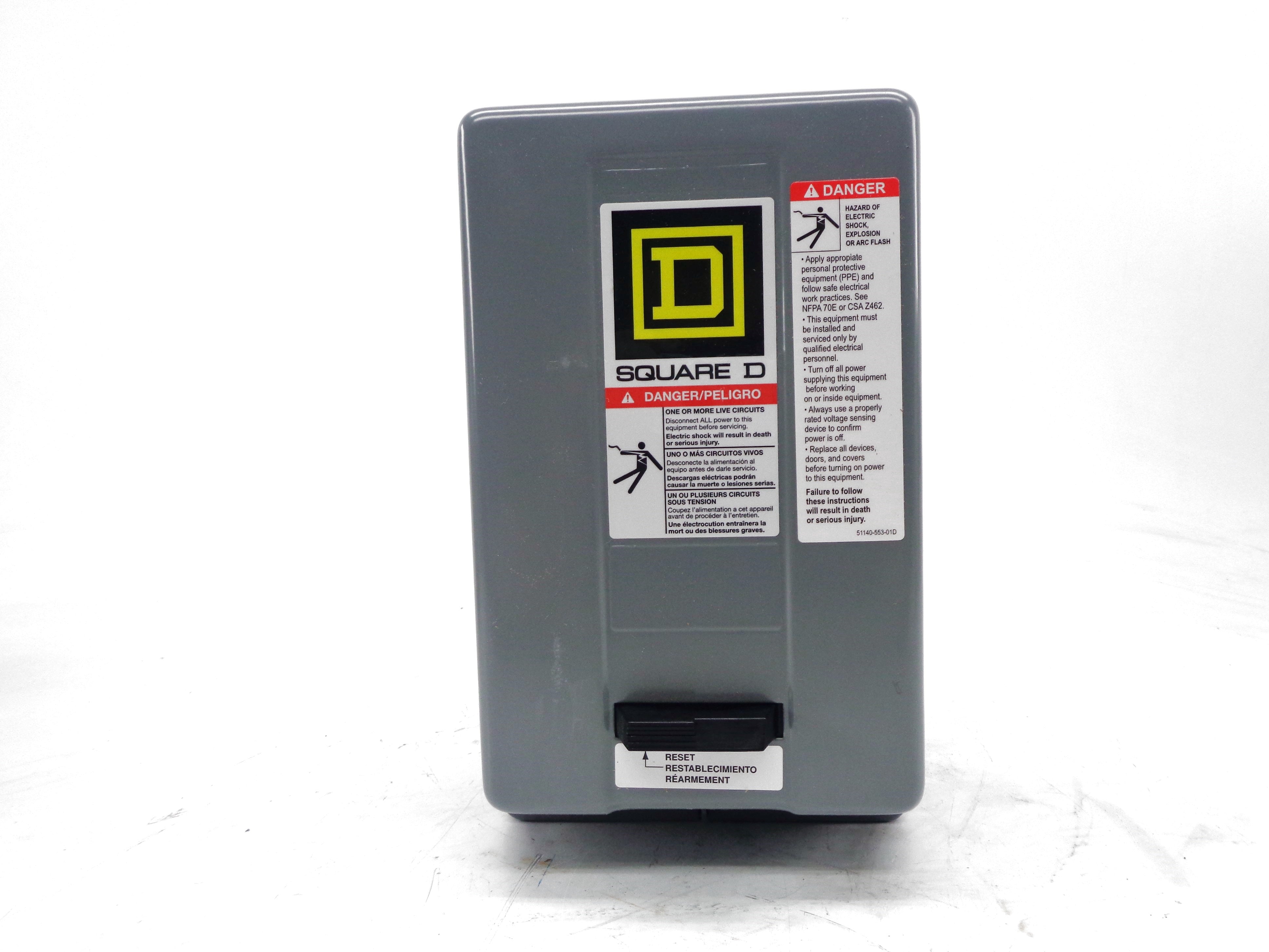 SQUARE D 8536SAG12V02S SER. B 110/120 NSMP