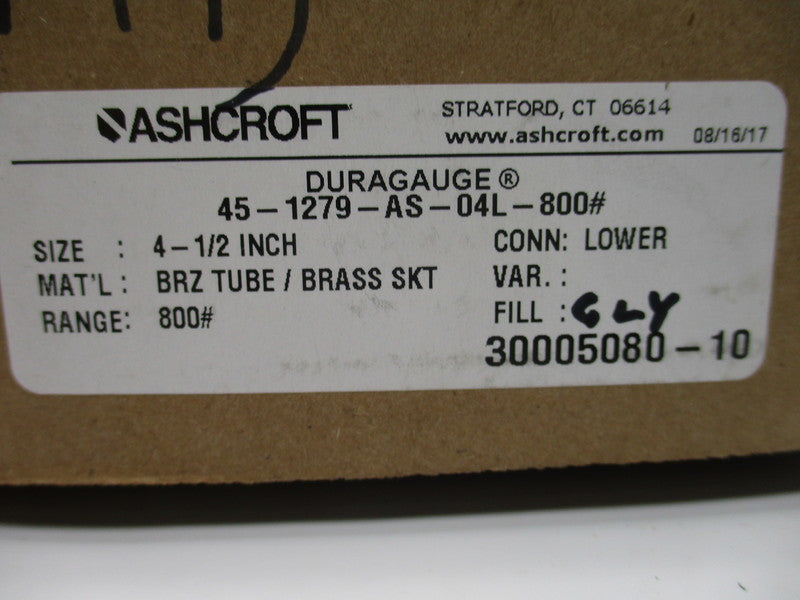 ASHCROFT 45-1279-AS-04L-800# NSMP