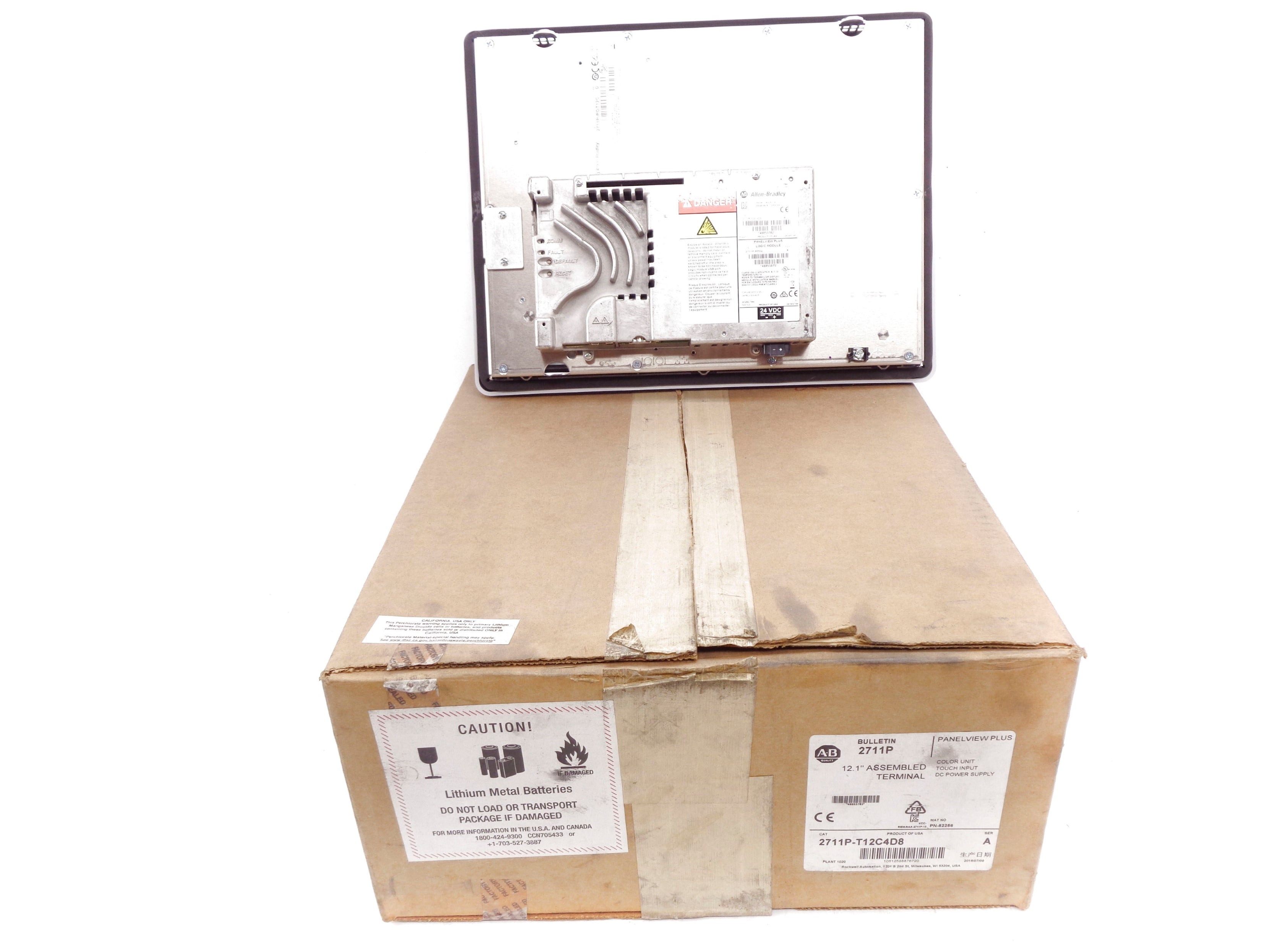ALLEN BRADLEY 2711P-T12C4D8 SER. A 24VDC NSMP