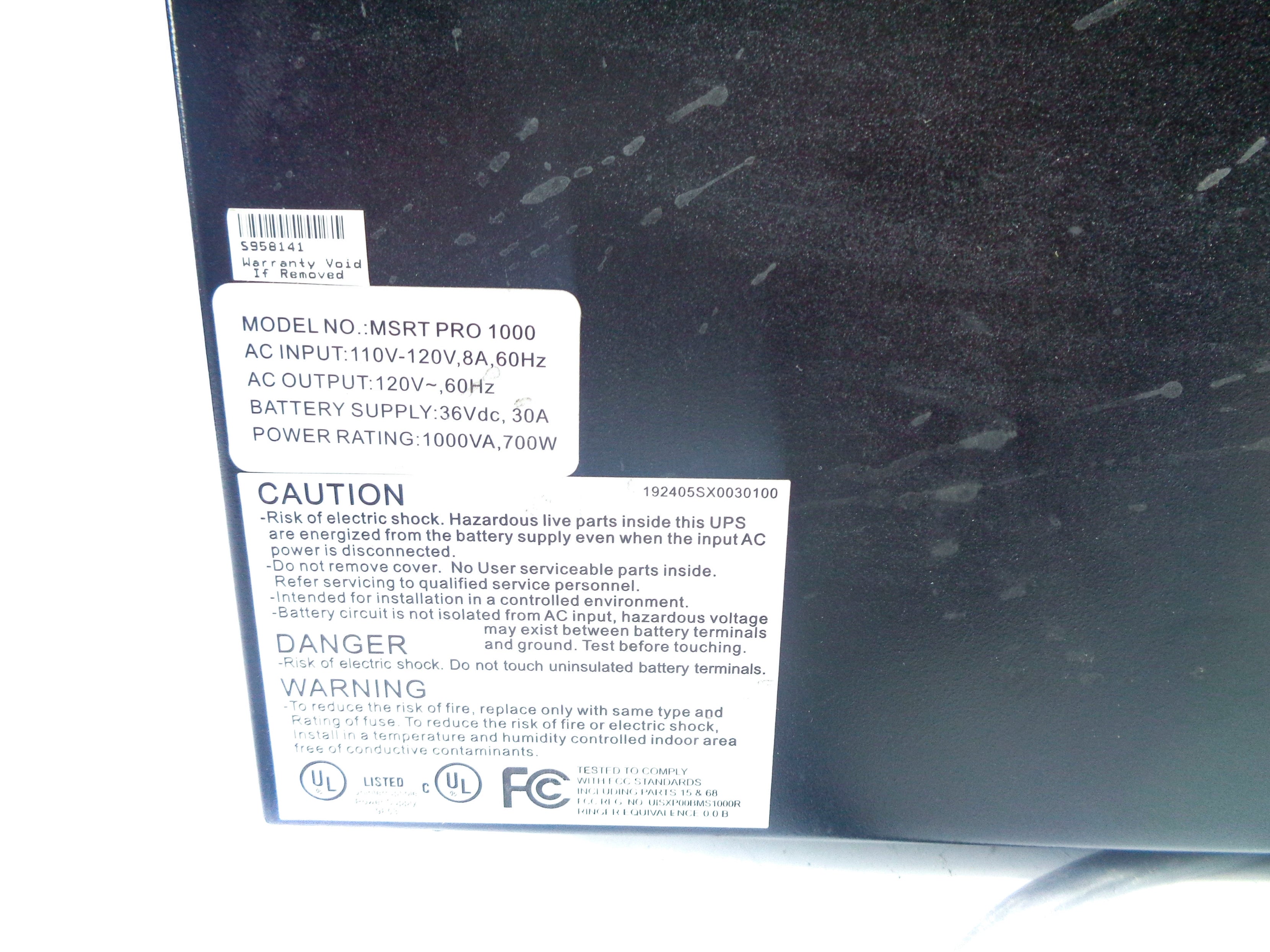 MSRT PRO1000 UNMP