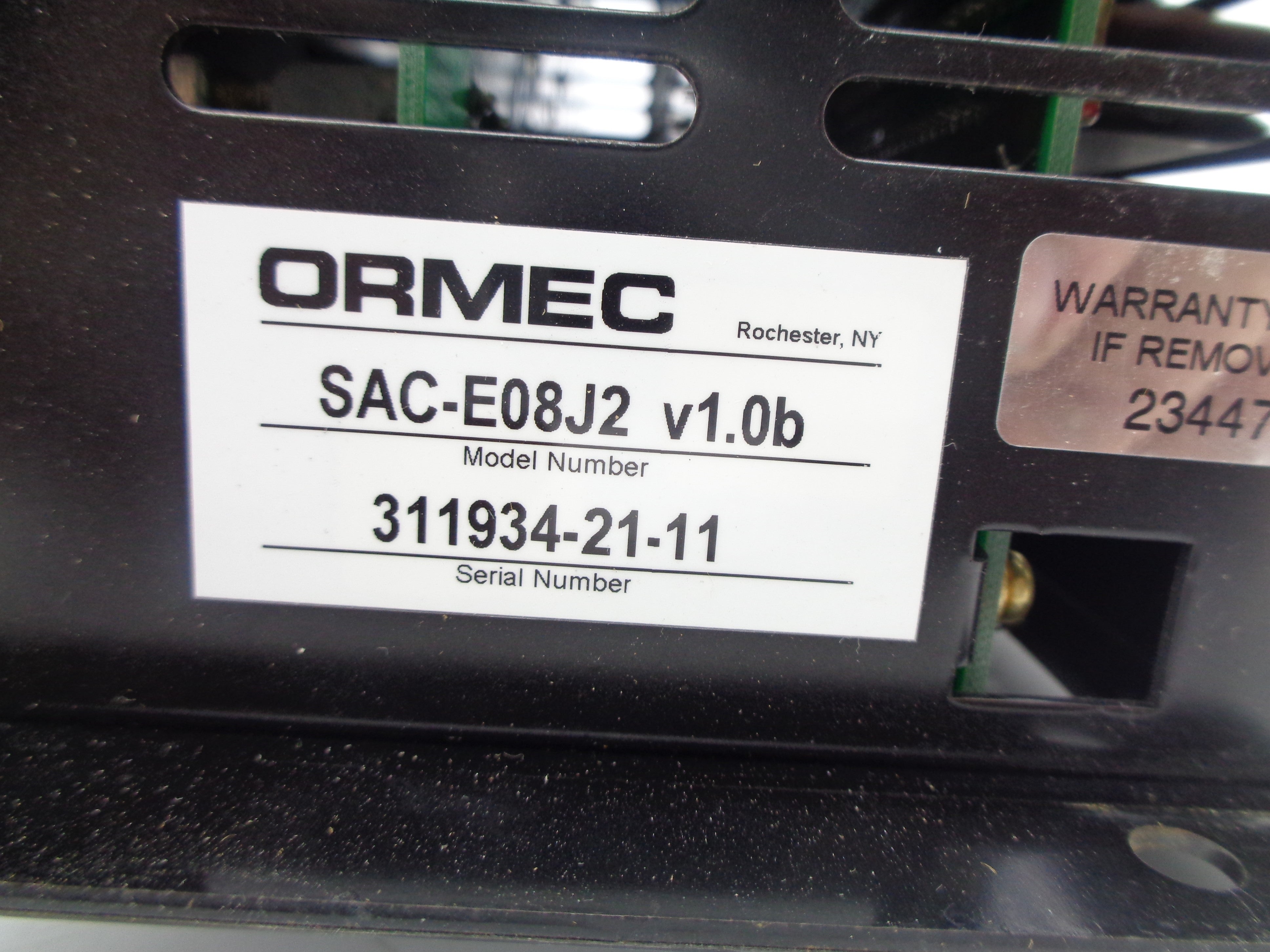 ORMEC SAC-E08J2 UNMP