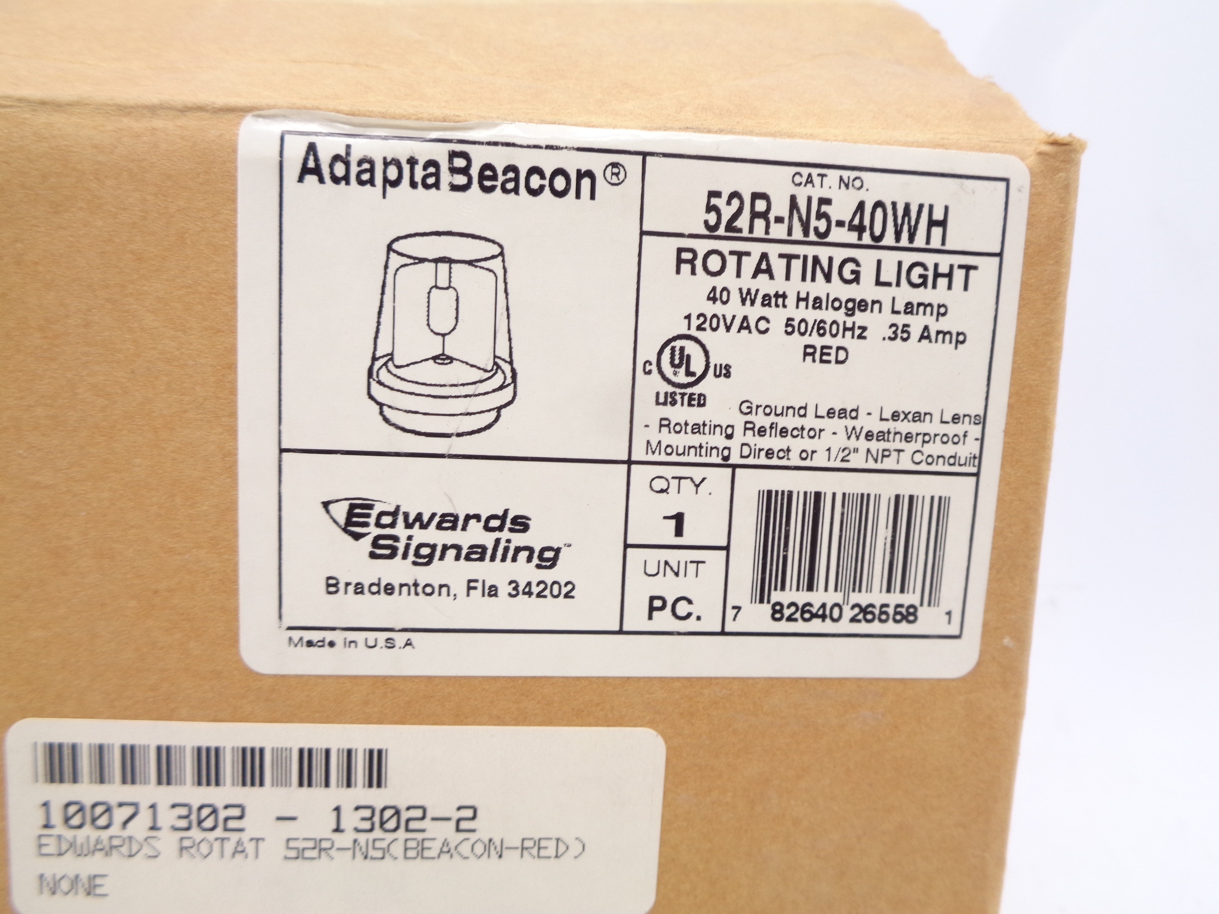 EDWARDS 52R-N5-40WH NSMP