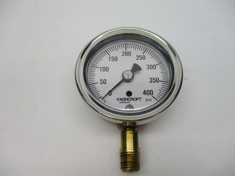 ASHCROFT 25-1009-AW-02L-400# 0-400PSI 2-1/2" NSMP