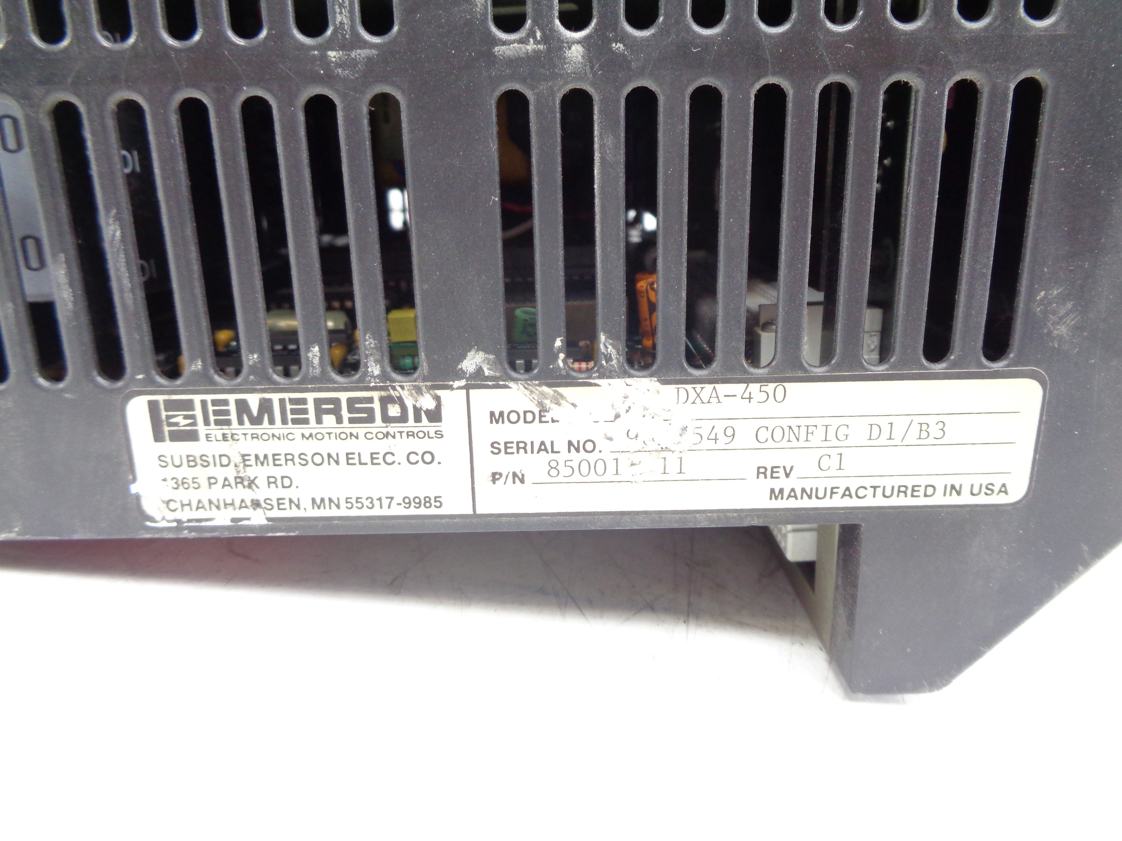 EMERSON DXA-450 85001-11 UNMP