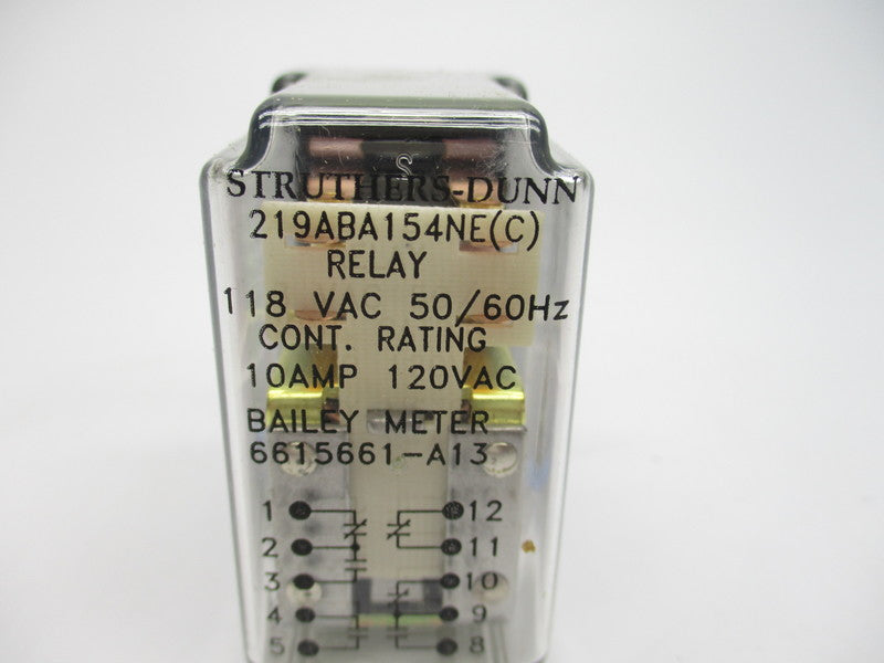 STRUTHERS-DUNN, INC 219ABA154NE 10A 120VAC NSMP