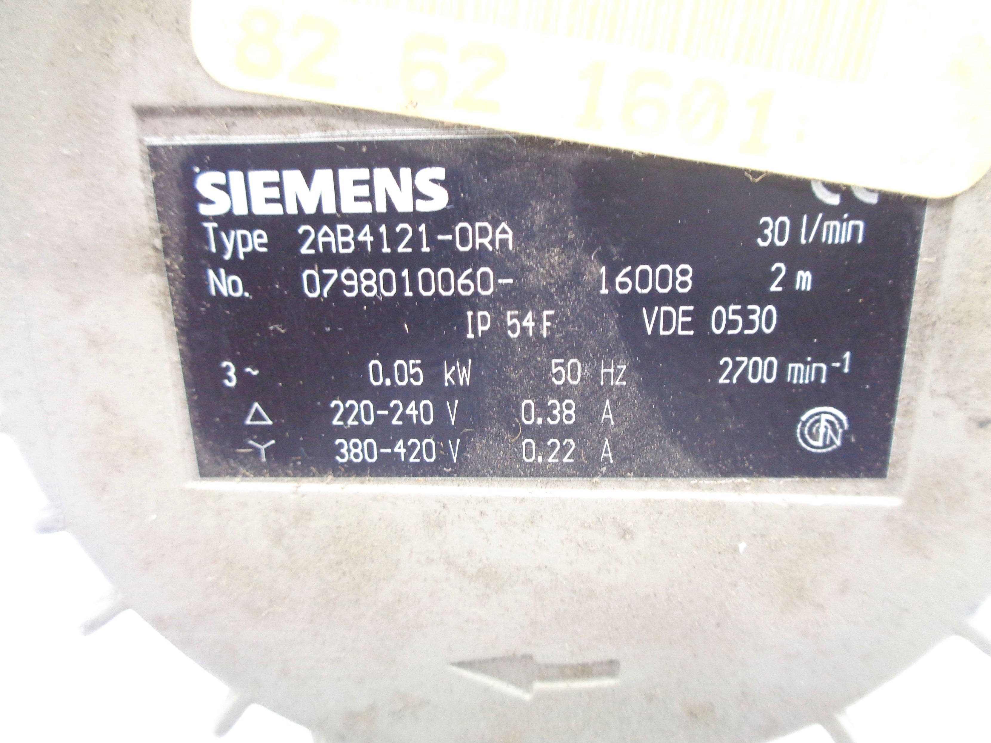 SIEMENS 2AB4121-0RA 220/240V 380/420V UNMP
