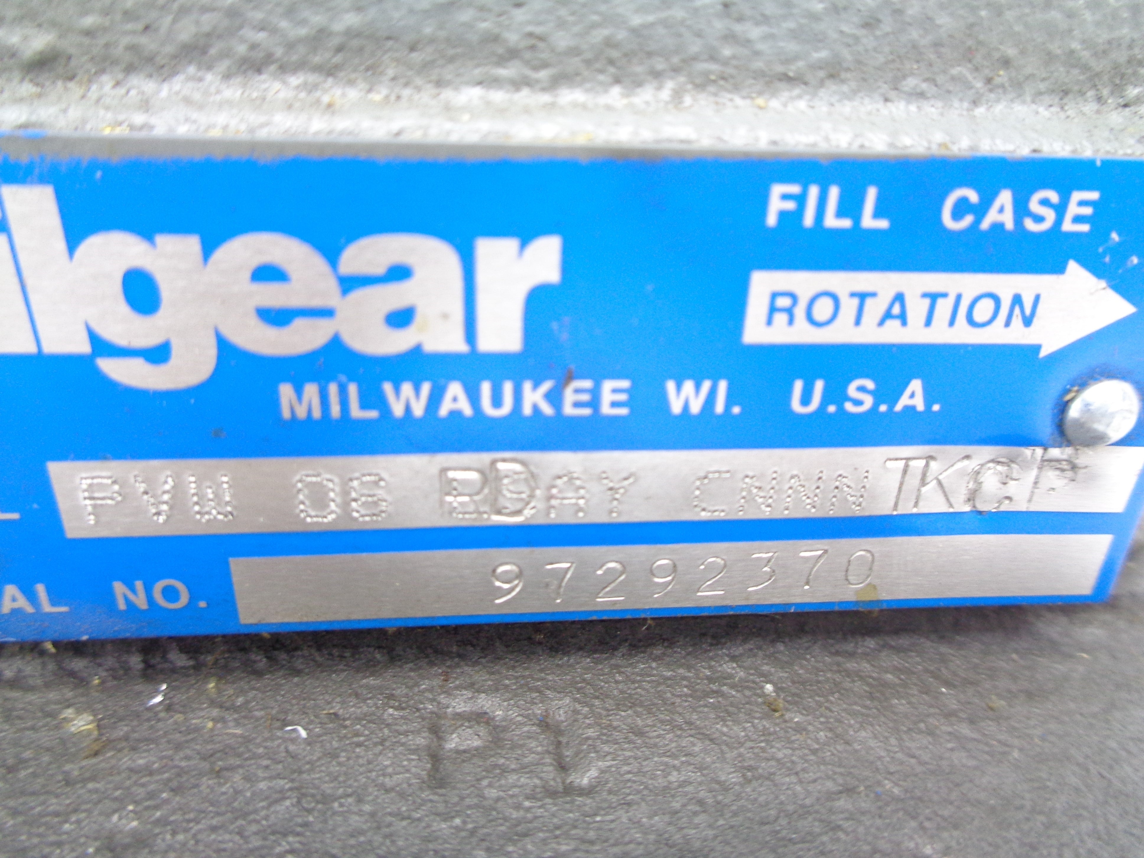 OILGEAR PVW06LSAYCNNNTKCP UNMP