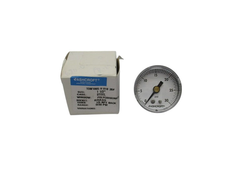 ASHCROFT 15W1005-H-01B-30# NSMP