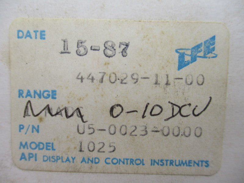 LFE U5-0023-0000 1025 NSMP