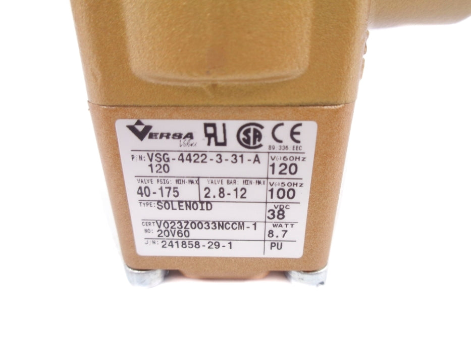 VERSA VSG-4422-3-31-A120 120V 40-175PSI NSMP