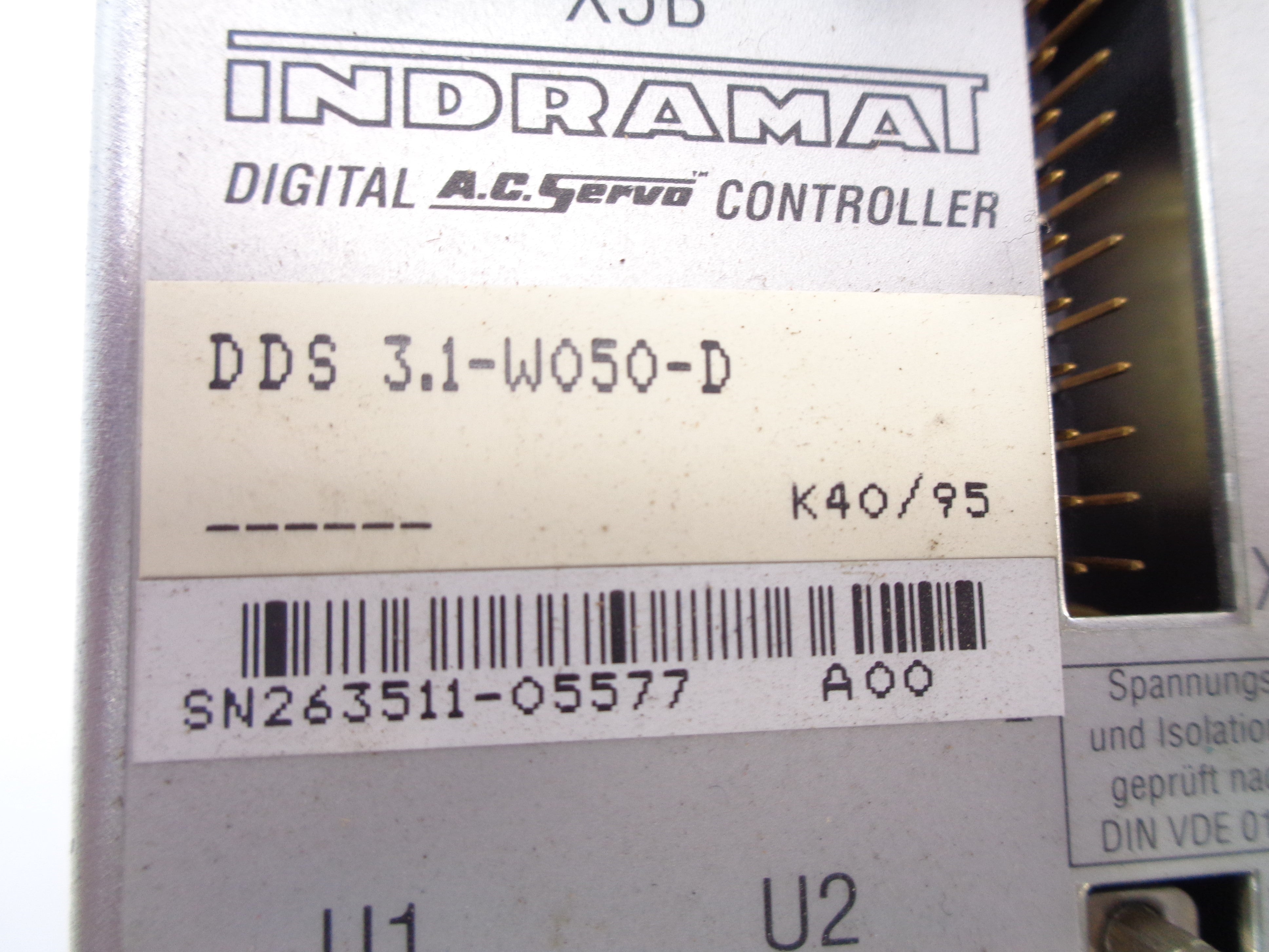 INDRAMAT DDS3.1-W050-D (AS PICTURED) UNMP
