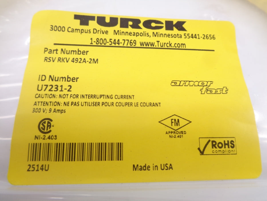 TURCK RSVRKV492A-2M NSMP