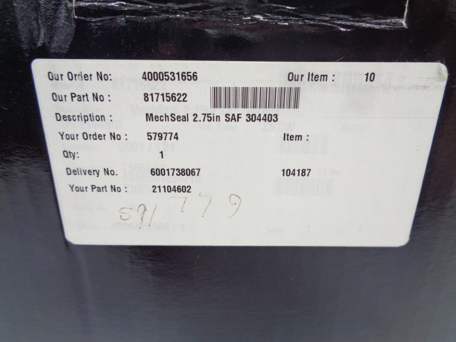 JOHN CRANE SAF-2.750-304403 NSMP