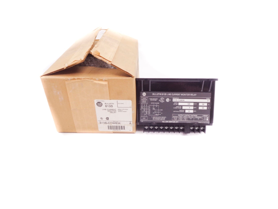 ALLEN BRADLEY 813S-COWEM SER. A 120V 10A (BR/WH) NSMP