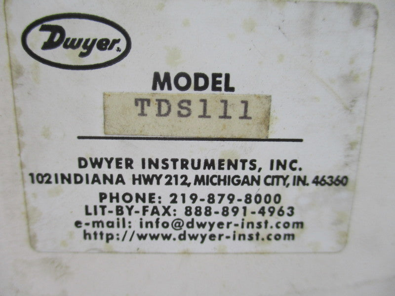 DWYER TDS111 NSMP