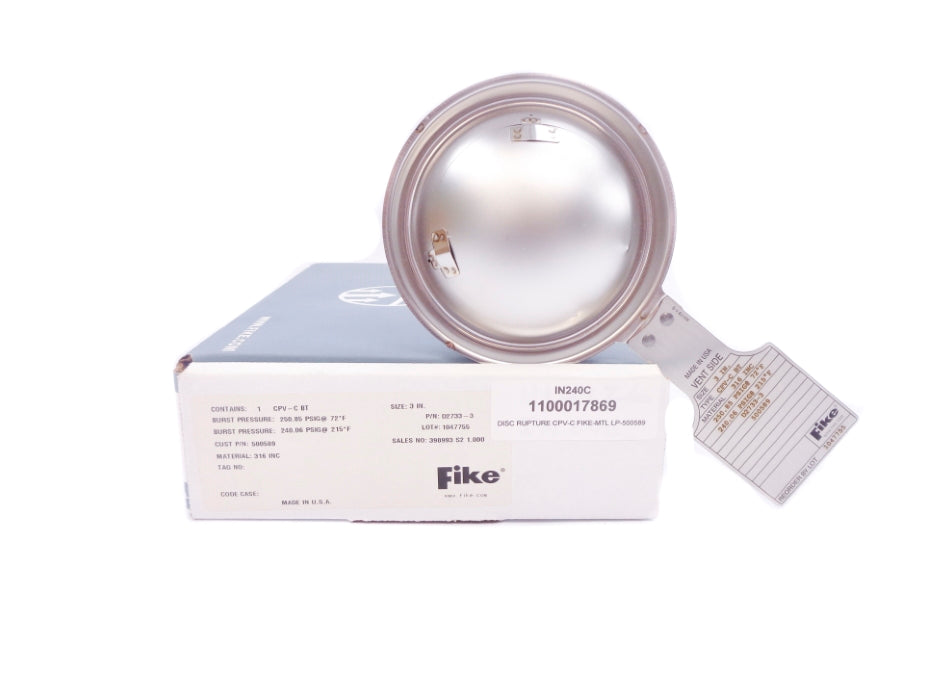 FIKE CPV-CBT 250.85PSI 3" NSMP