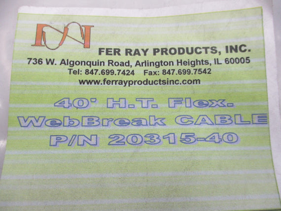 FER RAY PRODUCTS 20315-40 NSMP