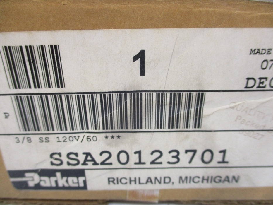 PARKER SSA20123701 110/120V 150PSI 3/8" NSMP