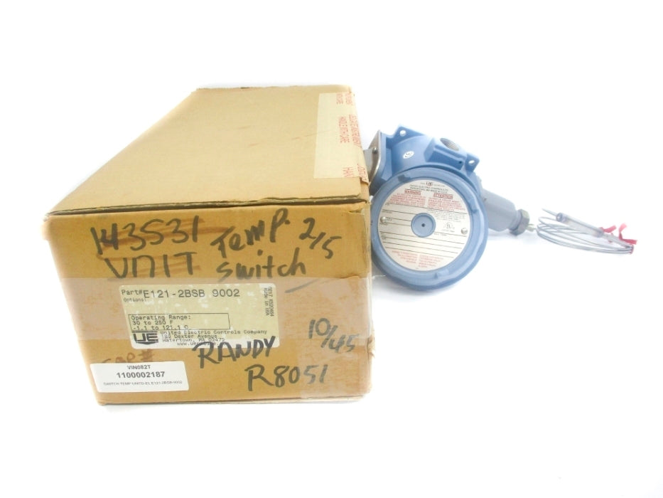 UNITED ELECTRIC CONTROLS E121-2BSB NSMP