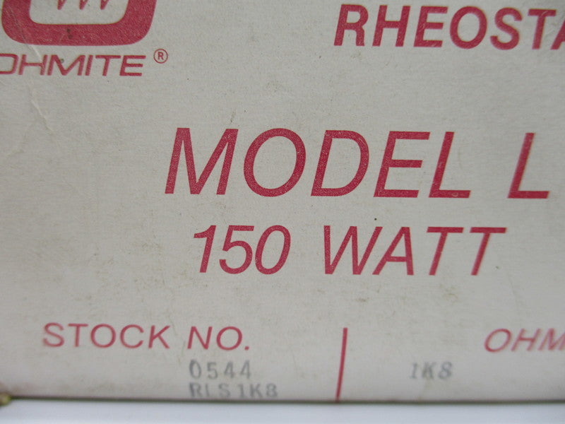 OHMITE 0544 RLS1K8 NSMP
