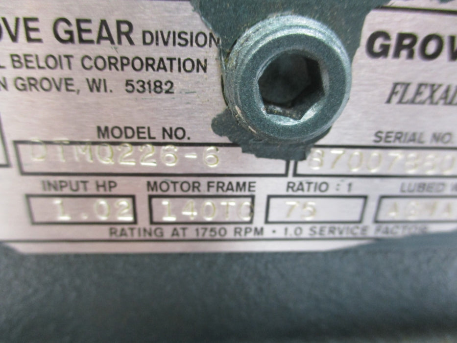 GROVE GEAR DTMQ226 NSMP