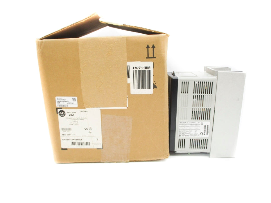 ALLEN BRADLEY 20AD2P1A0AYNNNC0 SER. A F/W 5.001 432-528VAC 2.4A NSMP
