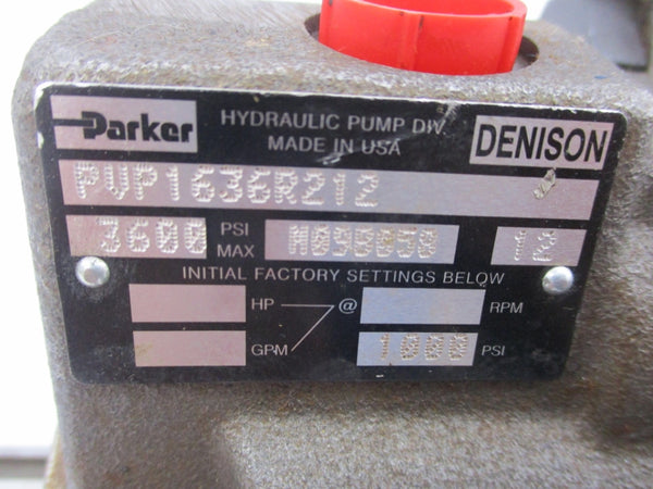 PARKER PVP1636R212 3600PSI UNMP