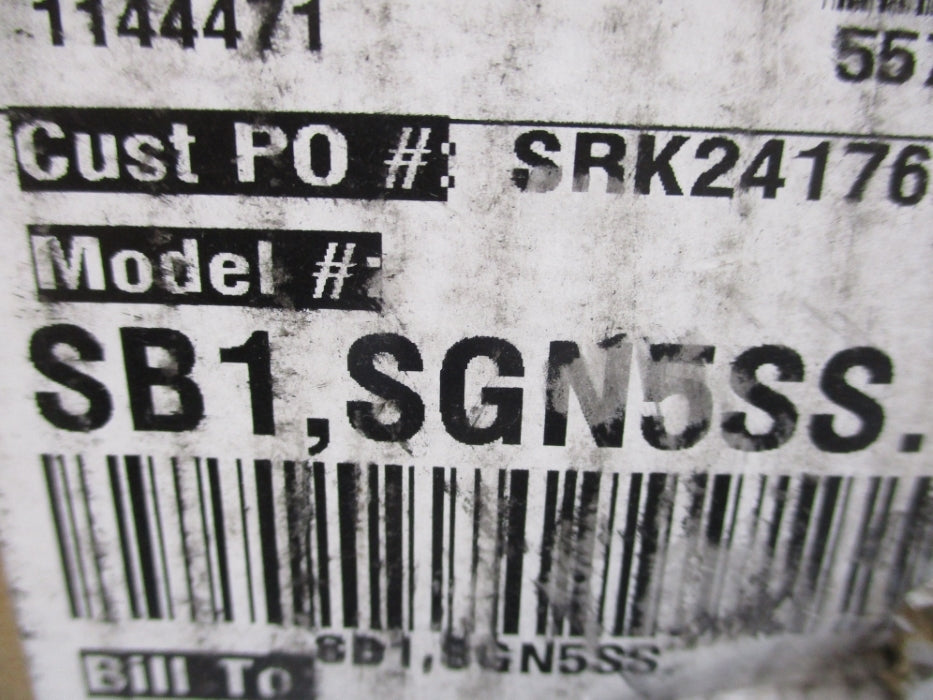 WARREN RUPP SB1,SGN5SS 125PSI NSMP