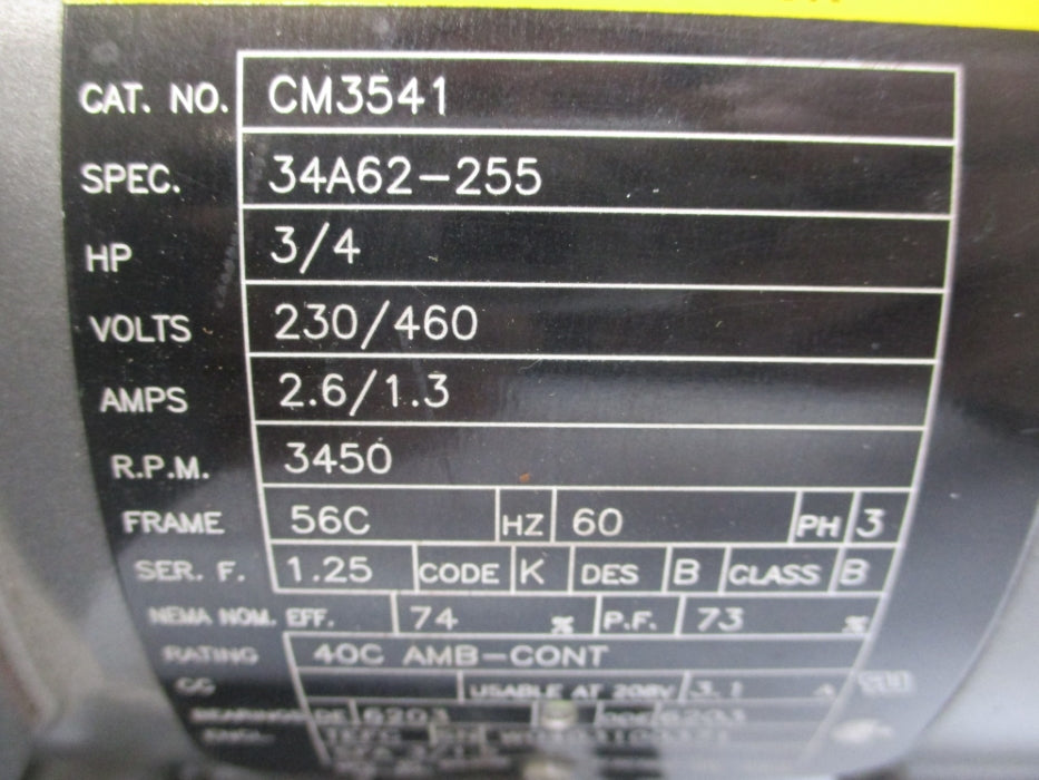 BALDOR CM3541 NSNP