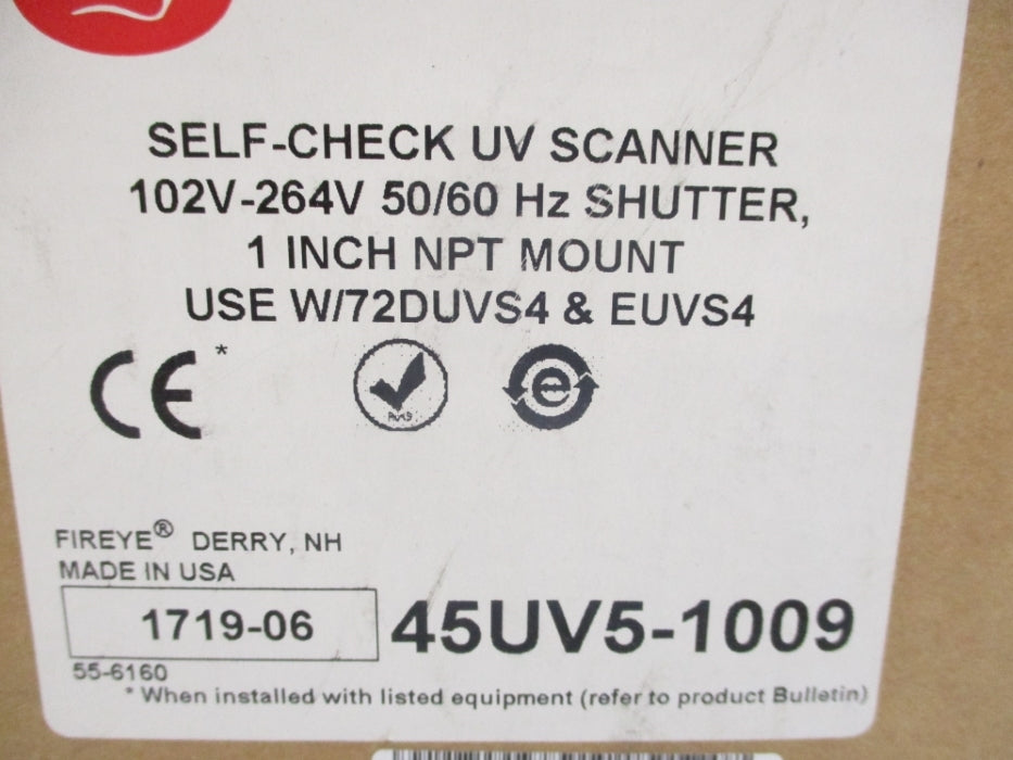 FIREYE 45UV5-1009 102-264V 1" NSMP