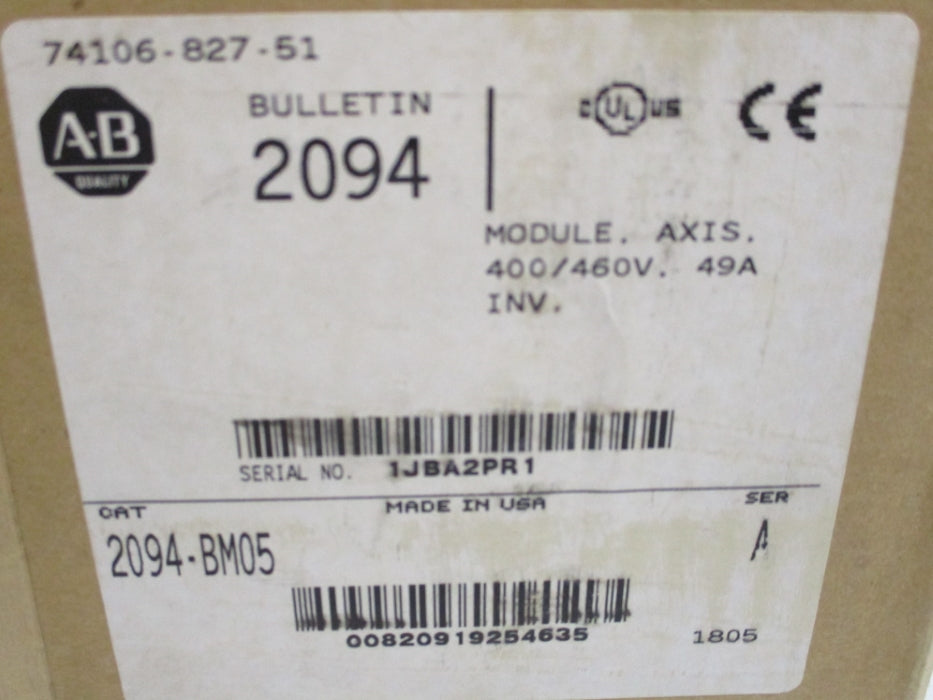 INDUSTRIAL SPARE PART 2094-BM05 SER. A F/W V1.82 NSMP