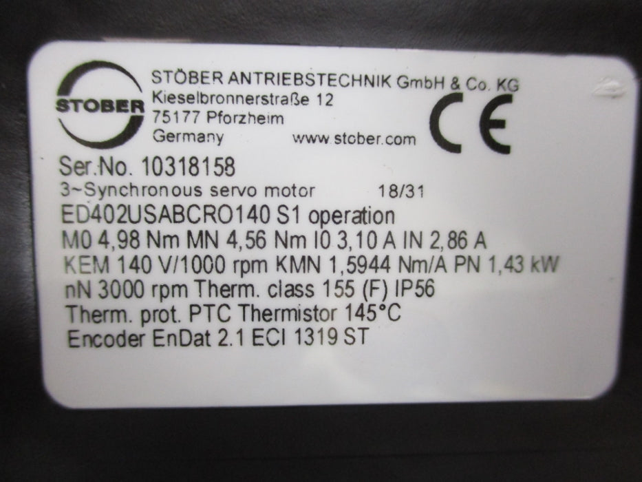STOBER K102VG0125ED402U NSNP