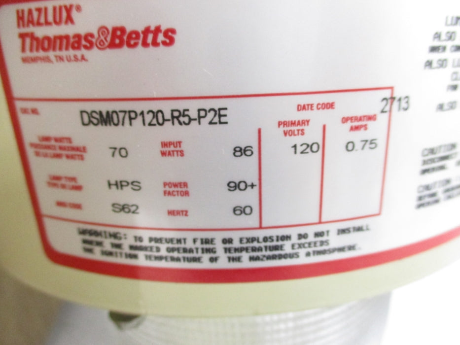 THOMAS&BETTS DSM07P120-R5-P2E NSMP